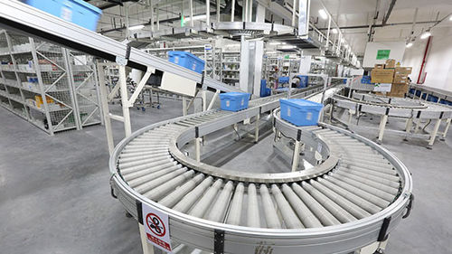 Sistema di trasporto per carrelli a guida automatica - Noblelift Intelligent Equipment Co., Ltd. - per catene di trasporto / per linea elettrica aerea / per transpallet