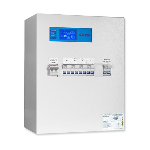Sistema di batterie a blocco - AESB ECO - AUNILEC - 24 V / 48 V / per illuminazione d'emergenza