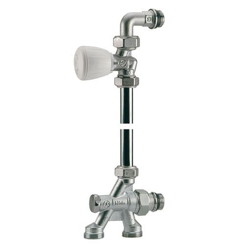 Kit di raccordo 2 tubi - R438-1 series - Giacomini - per radiatore
