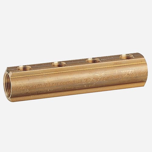 Manifold multicanale - R551 series - Giacomini - in ottone / filettatura femmina