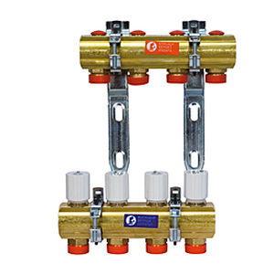 Manifold multicanale - R553D series - Giacomini - in ottone / preassemblato