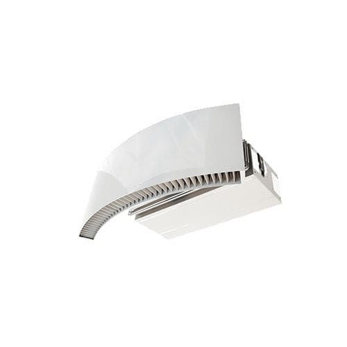 Cortina d'aria ambiente - RONDELL EC series - TEKADOOR GmbH - ad incastro / per porta girevole