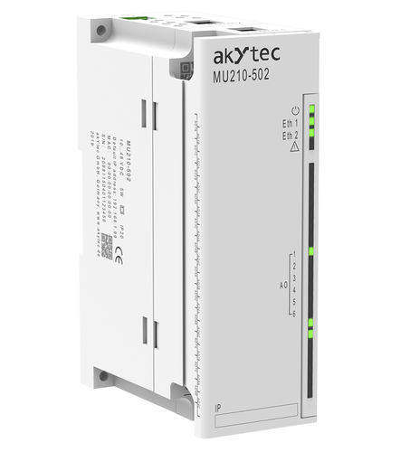 Modulo di uscita analogico - MU210-502 - akYtec GmbH - Modbus TCP / Ethernet / di sicurezza