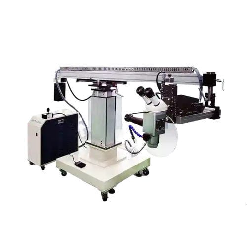 Macchina saldatrice laser Nd:YAG - MOLD 302 - Han's Laser Technology Co., Ltd - semiautomatica / con rotelle / per riparazione di stampi e matrici