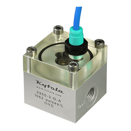 Misuratore di portata a pignoni ovali - 2950 series - Kytola Instruments Oy - volumetrico / per olio / in alluminio