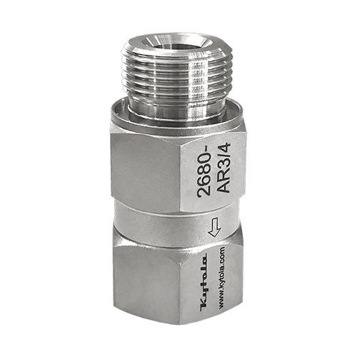 Valvola di ritegno per gas - 2680A - Kytola Instruments Oy - G / maschio-femmina / in acciaio inossidabile