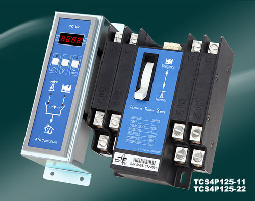 Commutatore di trasferimento automatica - TCS2P125 / TCS3P125 / TCS4P125 - Kutai Electronics Industry Co., Ltd. - da montare su pannello / per alimentazione di emergenza / per generatore