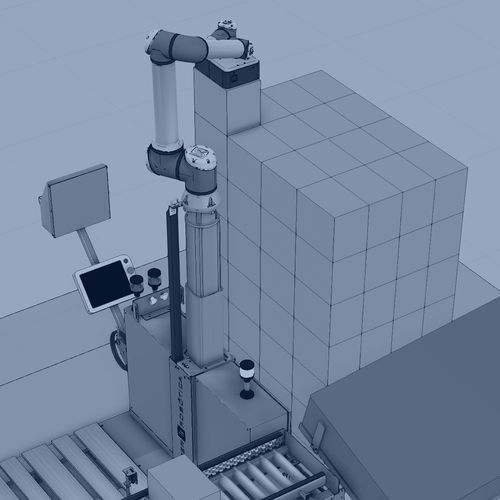 Sistema di pallettizzazione robotizzato - COPALLETIZER - Inser Robótica S.A - per l'industria agroalimentare / per cartoni / per prodotti alimentari