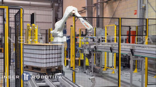 Pallettizzatore robotizzato - Inser Robótica S.A - per aerosol riempiti