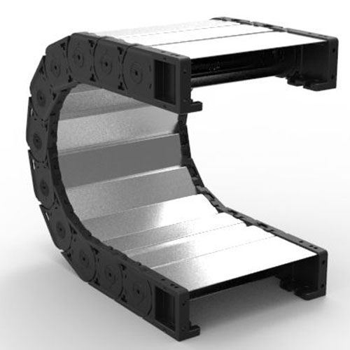 Catena portacavi apribile - H80PC - Brevetti Stendalto - in nylon / con separatori / autoportante