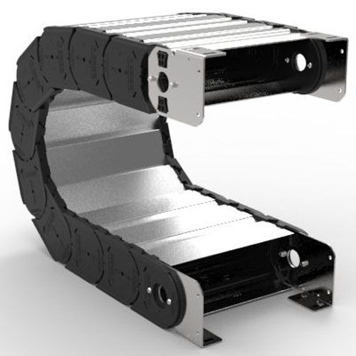 Catena portacavi apribile - H110PC - Brevetti Stendalto - in nylon / modulabile / con separatori