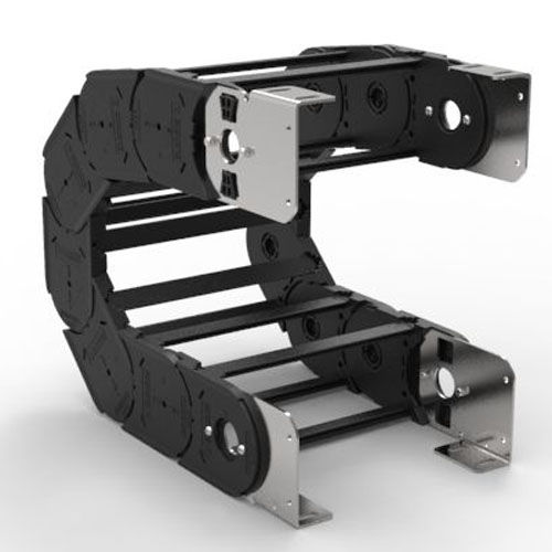 Catena portacavi apribile - H110SC - Brevetti Stendalto - in nylon / con separatori / modulabile