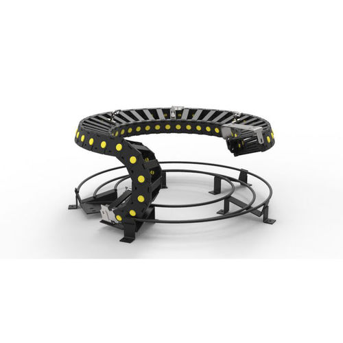 Catena portacavi apribile - 545 - Brevetti Stendalto - in nylon / circolare