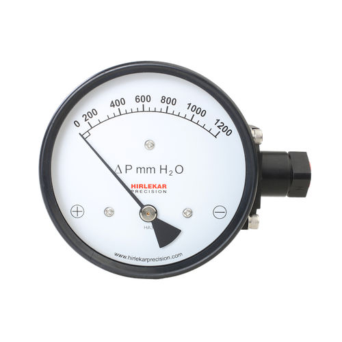 Manometro differenziale - 300 DGC - Hirlekar Precision Instruments, Pune - con quadrante / con flangia / NPT 1/4
