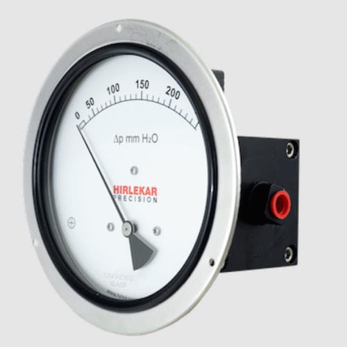 Manometro differenziale - 400 DGC - Hirlekar Precision Instruments, Pune - con quadrante / con flangia / NPT 1/4