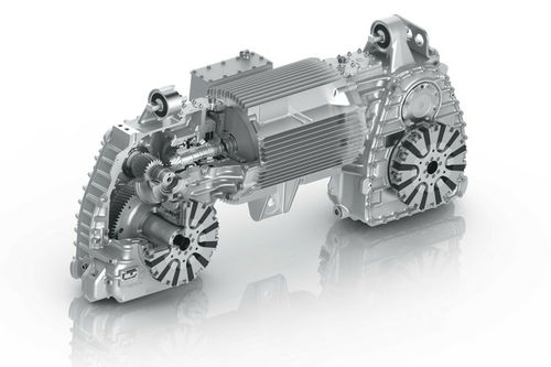 Riduttore ferroviairio per treno sospeso - ZF Friedrichshafen AG - a coppia conica