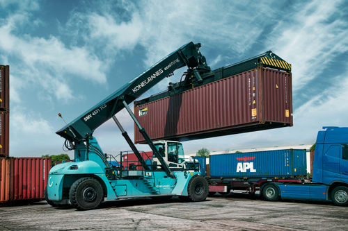 Movimentatore telescopico per contenitore - Flow Drive - Konecranes