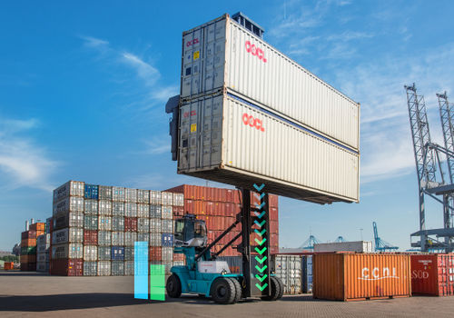 Carrello elevatore elettrico - Power Drive - Konecranes - con conducente seduto / per contenitori