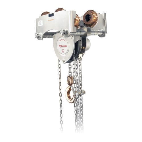 Paranco a catena antideflagrante - EKM2 - Konecranes - manuale / con carrelli / antiscintilla