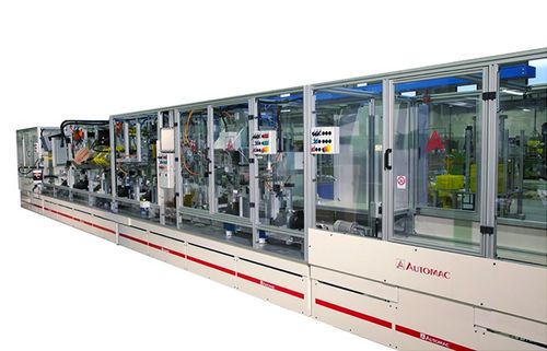 Linea di assemblaggio semiautomatica - Cosberg SpA - di prova / per freni di moto