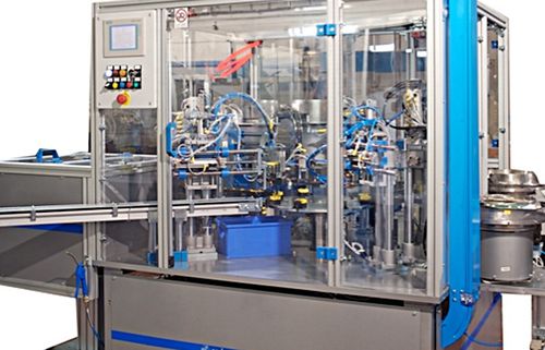 Linea di assemblaggio rotativa - Cosberg SpA - per pile elettriche