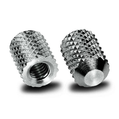 Inserto filettato - 1024A8-12SS - Yardley Products - zigrinato / in acciaio inossidabile / arrotondato