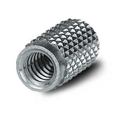 Inserto filettato - 1024AA-5SS - Yardley Products - in acciaio inossidabile / arrotondato / per stampaggio