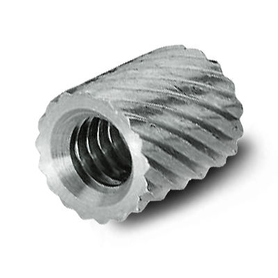 Inserto filettato - 3005F5-6AL - Yardley Products - a pressione / zigrinato / in alluminio