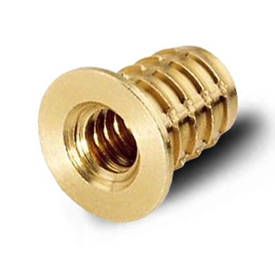 Inserto filettato - 25020SF16-16BR - Yardley Products - in ottone / arrotondato / per plastica