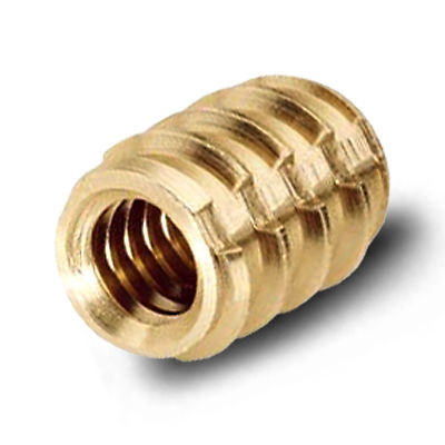 Inserto filettato - 10015L36-60BR - Yardley Products - autofilettante / di ottone / arrotondato