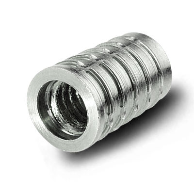 Inserto filettato - 1024H9-14AL - Yardley Products - in alluminio / arrotondato / per termoplastici
