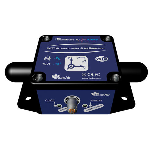 Accelerometro senza fili - BeanDevice® WILOW X-INC - BeanAir GmbH - a vibrazione / a tenuta stagna / IP67
