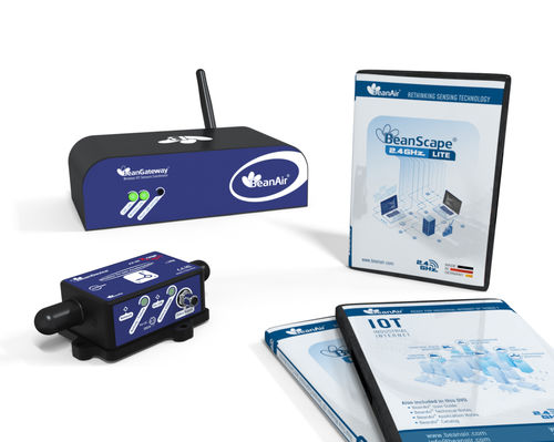 Starter kit di supervisione - BeanDevice&reg; 2.4GHZ AX-3D-Xrange - BeanAir GmbH - per misurazione di vibrazioni / IoT