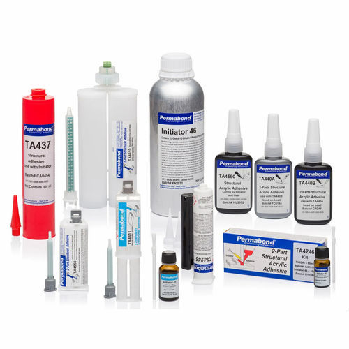 Colla acrilica - TA4611 series - Permabond - per metallo / monocomponente / per incollaggio