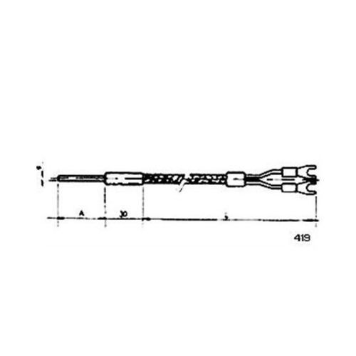 Sonda di temperatura RTD - 419 - MESEL S.L - Pt100 / Pt1000 / a termocoppia tipo J