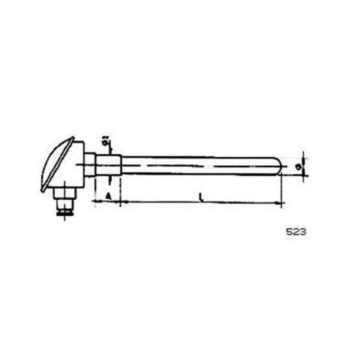 Sonda di temperatura RTD - 523 - MESEL S.L - Pt100 / Pt1000 / a termocoppia tipo J