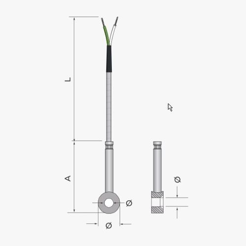 Sonda di temperatura Pt100 - 311 - MESEL S.L - Pt1000 / a termocoppia tipo J / a termocoppia tipo K