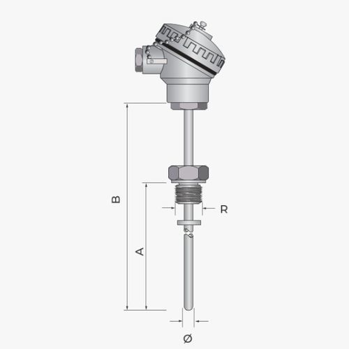 Sonda di temperatura RTD - MODELO 512 - MESEL S.L - Pt100 / Pt1000 / a termocoppia tipo J