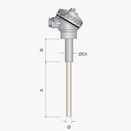 Sonda di temperatura RTD - MODELO 522 - MESEL S.L - Pt100 / Pt1000 / a termocoppia tipo J