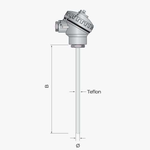Sonda di temperatura Pt100 - MODELO 524 - MESEL S.L - Pt1000 / a termocoppia tipo J / a termocoppia tipo K
