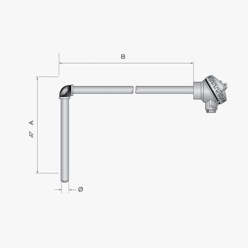 Sonda di temperatura Pt100 - 621 - MESEL S.L - Pt1000 / a termocoppia tipo J / a termocoppia tipo K