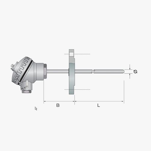 Sonda di temperatura Pt100 - 711 - MESEL S.L - Pt1000 / a termocoppia tipo J / a termocoppia tipo K