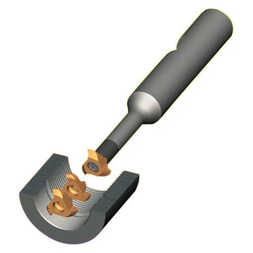 Utensile di fresatura a riccio - M306 series - Paul Horn - a inserti / per scanalare / a filettare