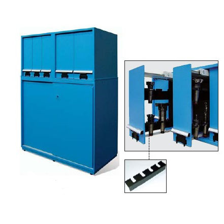Armadio da ufficio - AV 700/1400 series - SARRALLE - con piedi / a scomparti / in metallo