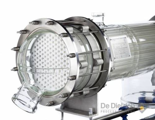 Scambiatore di calore a fascio tubiero - QVF®  - De Dietrich - liquido/liquido / in acciaio / resistente alla corrosione