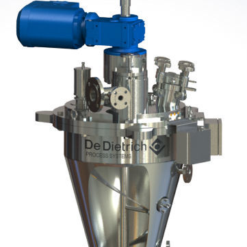Essiccatore sottovuoto - De Dietrich - per batch / verticale / conico