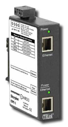 Alimentatore elettrico su guida DIN - EIPE - Contemporary Control Systems - AC/DC / Power over Ethernet / ridondante
