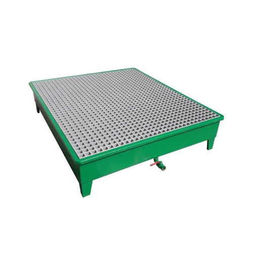 Pallet di ritenzione 2 fusti - 60009623 - IST Safety Ltd - in acciaio galvanizzato / impilabile