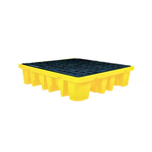 Pallet di ritenzione 4 fusti - Poly Spill  - IST Safety Ltd - in HDPE / impilabile