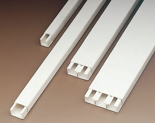 Canale di cablaggio - 2 m | MINISYSTEM Series - CANALPLAST - in PVC / modulare